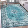 Alfombra persa vintage transfronteriza, Alfombra de mesita de noche para dormitorio, Decoración de hotel de estancia en casa, Esterilla de suelo refrescante, Alfombra grande antideslizante para sala de estar