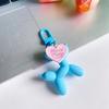 Chaveiro Cão Bleo Amor de Cor Chaveiro de Desenho Animado Casal Estudante Comida e Brincadeira Personalidade Enfeites para Pendurar em Sacola de Presente