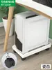 Soporte para Host de Computadora de Escritorio con Ruedas, Estante de Almacenamiento de Doble Capa, Bandeja Organizadora de Oficina Debajo del Escritorio