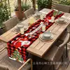 Novo Caminho de Mesa de Natal Transfronteiriço 2026 Toalha de Mesa Decorativa de Ano Novo Alta Estética Suprimentos de Decoração para Festa de Feriado Feito sob medida