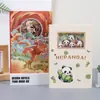 Em Estoque Cultural e Criativo 3D Escultura de Papel Oca Caderno Carimbo de Desenho Animado Diário Personalizado Caderno