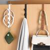 Gancho vertical de plástico colgador de puerta trasera gancho para abrigos de puerta trasera plástico para dormitorio sin perforaciones fabricantes de ropa para colgar en la puerta