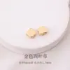 Pulsera de Oro Blanco Cuentas Espaciadoras Accesorios Pulsera de Cuentas Hecha a Mano Accesorios DIY con Cuentas de Rueda de Circonita y Espaciadores Decorativos