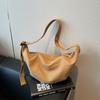 Bolsa de Lona para Comércio Exterior para Mulheres Verão 2026 Novo Design de Nicho Moda Bolsa de Ombro Versátil Bolsa Transversal Bolsa Dumpling