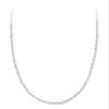 Cadena para Clavícula Brillante de Hada Súper Cadena Desnuda Collar de Personalidad Simple para Mujer Cadena de Lana Estilo Frío Collar de Celebridad de Internet