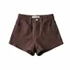 Shorts de Mezclilla para Mujer Verano Nuevo Estilo Coreano Elástico Estilo Europeo y Americano Ajustados Levanta Glúteos de Moda Primavera Versátil Pantalones Cortos