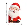 Pegatina de Vinilo de Papá Noel para Vidrio Personalizada Creativa Dibujos Animados Ventana de Coche Reno Coche Pegatina Navideña para Ventana