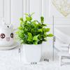 Simulación de Explosiones de Amazon Planta Verde Maceta Planta Biónica de Plástico Decoración de Escritorio Adornos para Hogar Oficina Supermercado