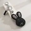 Llavero creativo transfronterizo llavero de metal colgante llavero de pedrería llavero de coche accesorios para bolso colgante
