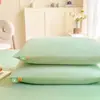 Funda de almohada de algodón Clase A Capa de aislamiento para núcleo de almohada Funda interior de algodón puro para el hogar 48X74Cm Paquete individual