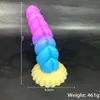 Dildos Coloridos Jiuai, Dildos de Forma Especial Transfronterizos, Juguetes de Tapón Anal, Productos Sexuales para Adultos