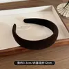 2026 Nueva Versión Coreana Diadema de Esponja de Corona Alta Plisada Elegante de Gama Alta, Accesorio para el Cabello Exquisito y Lujoso