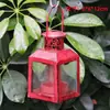 Suporte de Vela de Casamento Vermelho Vintage Estilo Europeu, Tampa de Lanterna Giratória, Lanterna à Prova de Vento, Peça Decorativa Suave, Adereço de Fotografia, Ambiente
