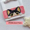 Parche Autoadhesivo de Gato Tricolor de Dibujos Animados Sin Coser Parche de Ropa Parche de Dibujos Animados Parche para Agujeros de Chaquetas de Plumas Infantiles Parche de Tela Bordado