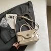 Bolsa Carteiro Sela Retrô Popular Europeia e Americana 2025 Nova de Alta Qualidade para o Dia a Dia Moda de Nicho Versátil Bolsa Transversal Feminina