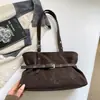 Bolso Retro de Gamuza Melanoid para Debajo del Brazo para Mujer de Gran Capacidad con Cinturón de Personalidad Bolso Tote Bolso de Mano Moda para Hombro