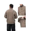 Suéter Cardigan de Punto Trenzado Estilo Perezoso Vintage Americano para Hombres y Mujeres Estilo Old Money Desgastado Cuello Alto/Solapa Suéter de Doble Uso