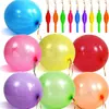 Juguete de Pelota de Palmada de 18 pulgadas Globo de Látex Elástico Grueso de Látex Globo de Palmada Manual para Niños con Banda de Goma