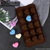 Diy amor silicone molde chocolate fondant molde decoração de bolo decoração Dia dos Namorados ferramentas de panificação