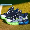 Zapatos infantiles transfronterizos primavera y otoño nuevos zapatillas deportivas transpirables zapatos de malla para niños niños de 6 a 12 años niñas zapatillas de correr versátiles de moda