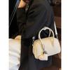 Bolsa Pequeña Popular de Color Sólido para Mujer 2025 Otoño Nuevo Estilo de Moda Bolso Cruzado Trabajo Exquisito Bolso Almohada para Viajar