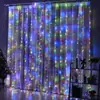 Luces de Hilo LED de Alambre de Cobre USB Transfronterizas, Luces de Hada para Decoración Navideña, Luces de Cortina, Luces de Colores, Luces de Atmósfera Femenina