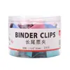 Clips de Cola Larga Xinghui, Clips para Papel de Colores, Pinzas para Billetes, Clips de Cola de Fénix de 25 mm, Metálicos Grandes, Medianos, Pequeños Organizadores de Documentos Financieros