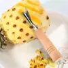 Pelador de piña al por mayor Cuchillo pelador de piña de acero inoxidable Quitapicaduras de piña Cuchara para piña Quitapicaduras de piña
