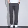 Pantalones Casuales Nuevos de Verano para Hombre 2026, Pantalones Largos Finos de Seda de Hielo, Ropa Casual de Moda para Hombre, Pantalones Populares de Estilo Business Casual
