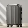 Maleta de viaje con cremallera de gran capacidad para mujer, maleta de ruedas resistente y duradera de 20 pulgadas, maleta de mano para hombre de 24 pulgadas con contraseña