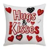 Funda de Almohada San Valentín Carta de Amor de Amazon Hotel B&B Sala de Estar Sofá Impresión 2D Doble Cara Cojín Anti-Bordado