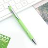 Pluma de Pegamento en Spray con Botón Pulsador de Varilla Metálica de Aluminio Más Vendida Bolígrafo Táctil de Oficina Fabricante Venta al Por Mayor con Logo Imprimible