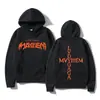 Tamanho Europeu Transfronteiriço Moletom Lady Gaga Mayhem Unissex Estético Moletom com Estampa de Letras Retrô