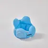 Almohada en forma de U inflable a presión, almohada de viaje portátil para el cuello, almohada para siesta en la oficina, almohada de soporte para la columna cervical, con núcleo de almohada extraíble