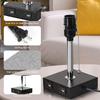 Exclusivo transfronterizo para Amazon Cubierta de tela con carga USB Lámpara de escritorio Cuadrada simple moderna americana Lámpara de escritorio de noche de dormitorio