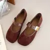 Zapatos Mary Jane planos estilo francés para mujer, nueva versión coreana de verano 2026, zapatos de ballet para la noche, mocasines