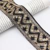 Estilo étnico gasa hilo dorado cuerda de hueso de coche bordado lentejuelas encaje encaje retro ropa china accesorios decoración venta al por mayor