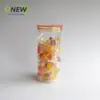 Frasco Hermético de Plástico Transparente de 1000 ml con Tapa de Rosca para Comida de Mascotas, Fruta Conservada, Repostería, Galletas, Dulces