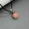 Piedra Natural Ojo de Tigre Calabaza Sombrero de Mago Colgante Halloween Cuarzo Rosa Aventurina Verde Jade Sombrero de Bruja Colgante