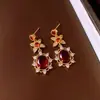 Brincos Pingente de Pônei Banhados a Ouro Real Colar Ano Zodiacal Moda Corrente de Suéter Levemente Luxuosa Conjunto de Joias Simples para o Dia a Dia
