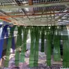 Decoração de Casamento Tiras de Bambu Tecelagem de Bambu Jangadas de Bambu Design Criativo Tiras de Bambu para Casamento Tiras de Bambu Arte com Flores de Bambu Decoração Artesanal