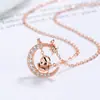 Collar de Plata de Ley s925 Estrella Luna Zodiaco Vaca Femenino Diseño de Nicho Sentido Estilo Étnico Colgante Año de Nacimiento Cadena de Clavícula