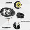 Ventas Directas de Fábrica Luz de Trabajo LED para Motocicleta de 20W, Fácil de Instalar, Luz Antiniebla Compacta para Todoterreno, Luz Especial de Reversa