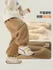 Pantalones cálidos para niño Dudu, pantalones de invierno para niño con forro polar, pantalones casuales de invierno para niña, pantalones deportivos para bebé, modernos