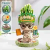 Suculentas, Cactos, Plantas Pequenas em Vasos, Cacto Groot, Decorações de Mesa no Escritório, Plantas Verdes Fáceis de Cultivar para Pessoas Preguiçosas