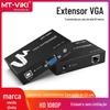 Maxtor MT-50T 100T 200T Transmissor de rede de áudio e vídeo VGA para extensor de cabo de rede 50-200 m