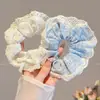 Gomas para el pelo tipo scrunchie, estilo suave y perezoso, para niñas, 2026, nuevas, de alta apariencia, cordones para el pelo extra grandes, estilo coreano