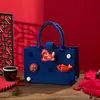 2026 Año del Caballo Bolsa de Fieltro para Año Nuevo Bolsa de Compras Estilo Chino Bolsa de Regalo de Fieltro Bolsa de Regalo de Año Nuevo