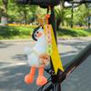 Decoração refletiva para pendurar em bicicleta, fita para pendurar em bicicleta, faixa de aviso de segurança, destaque para andar à noite, decoração para pendurar em mochila