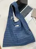 53184 Bolsa Tote Casual 2025 Bolsa de Axila para Estudantes Universitários Grande Capacidade Simples Alça Larga de Ombro Bolsa Feminina para Trabalho